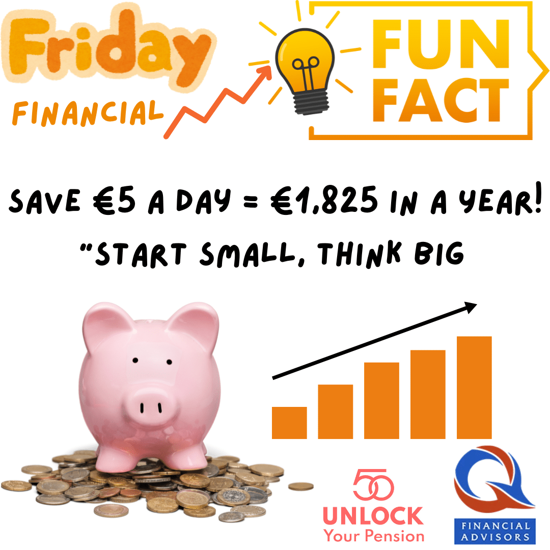 Friday Fun Financial Fact Save 5 euro a day