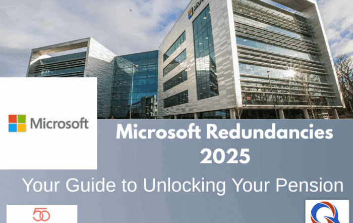 Microsoft Ireland office building with pension unlocking advice